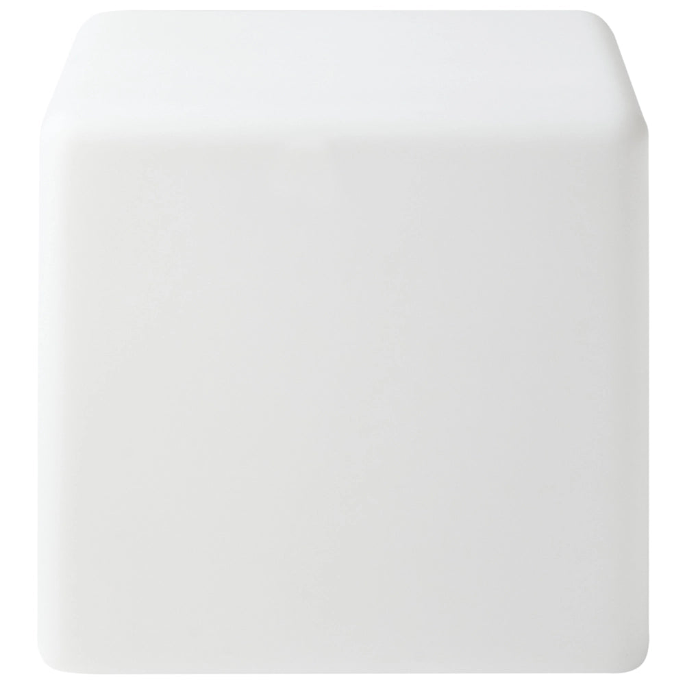 Lampada da terra a LED per esterni in materiale sintetico bianco impermeabile con telecomando bianco illuminazione da giardino