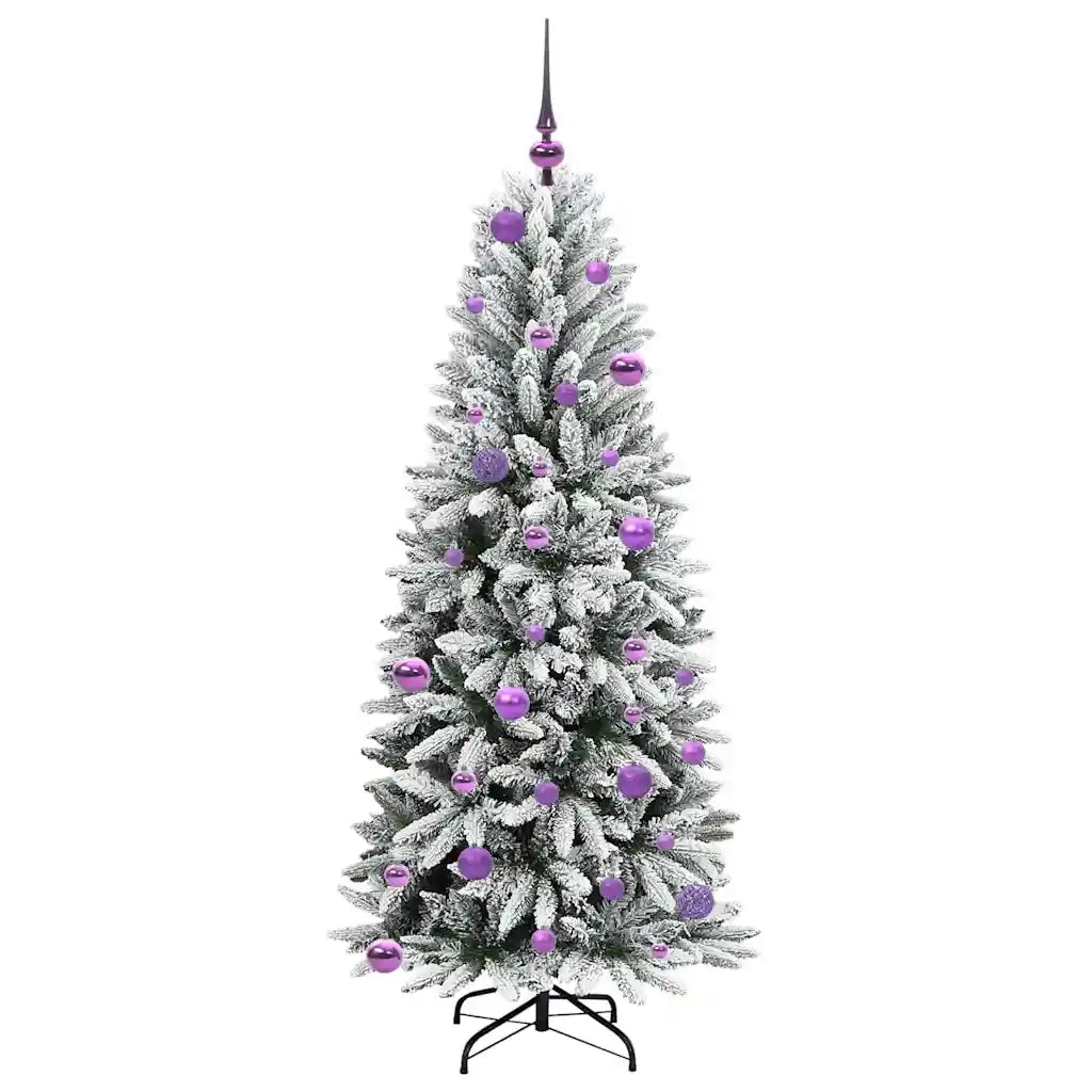 Albero di Natale | Decorazioni natalizie artificiale con 150 LED Bianco 150 cm