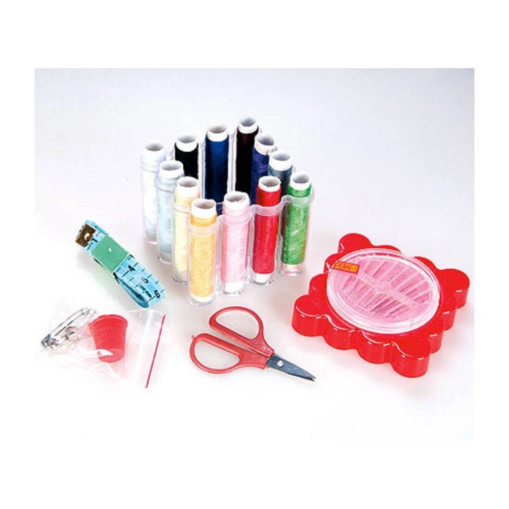 Trade Shop - Kit Per Cucito In Scatola All In One Box Cofanetto Per Cucire Casa Viaggio -
