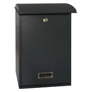 CASSETTA POSTALE 'LILLA' cm 27 x 12 x h 40,5 - grigio acciaio  - KASART