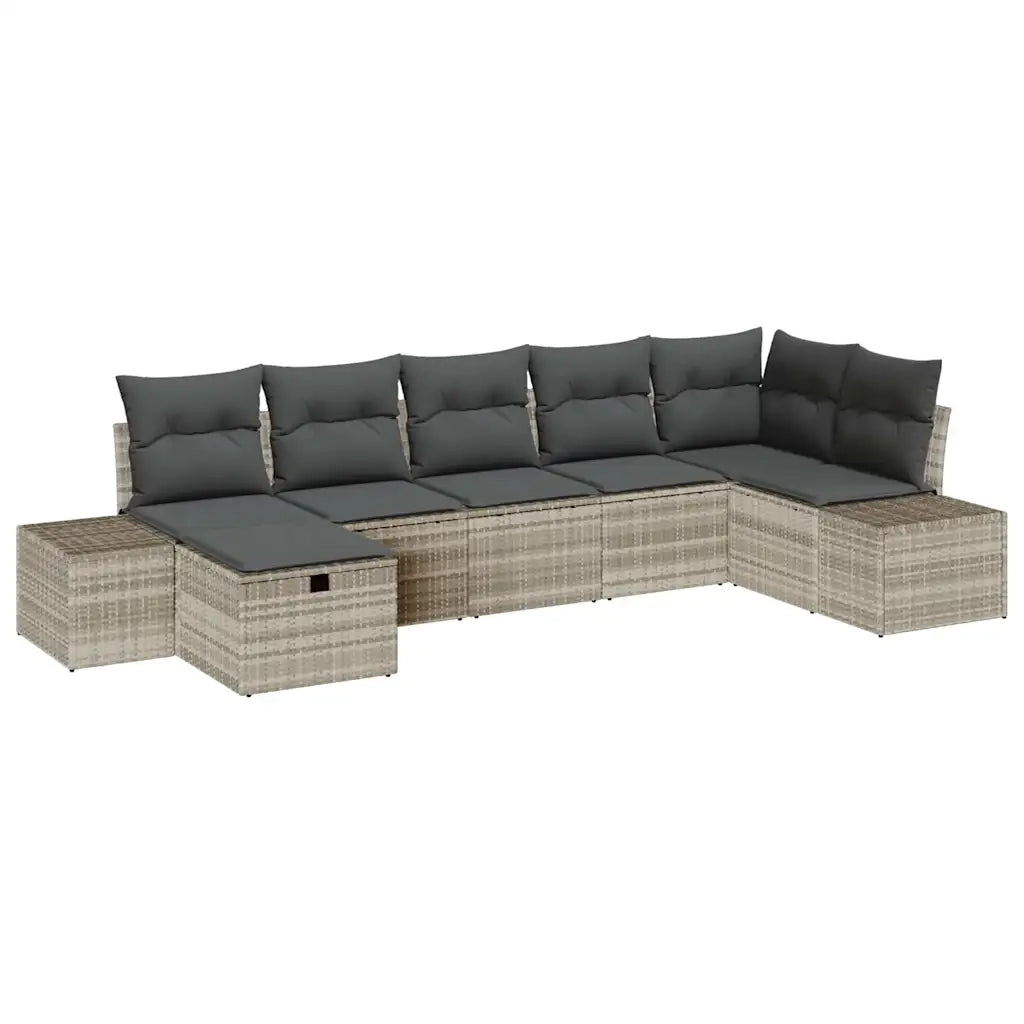 Set di divani con cuscino 8 pcs polyrattan