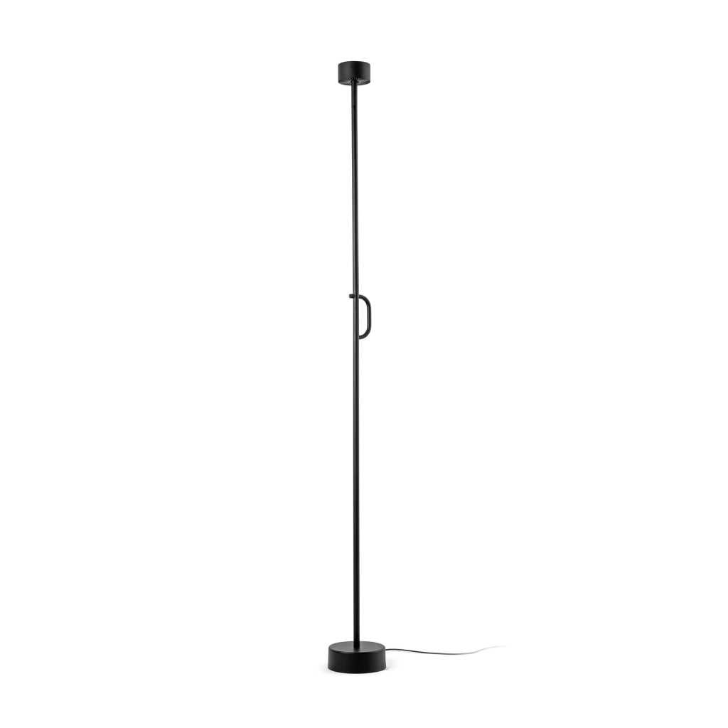 STAFF Lampada da terra nera