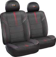 Set Coprisedile 6 Pz Powerbar II Nero/Rosso