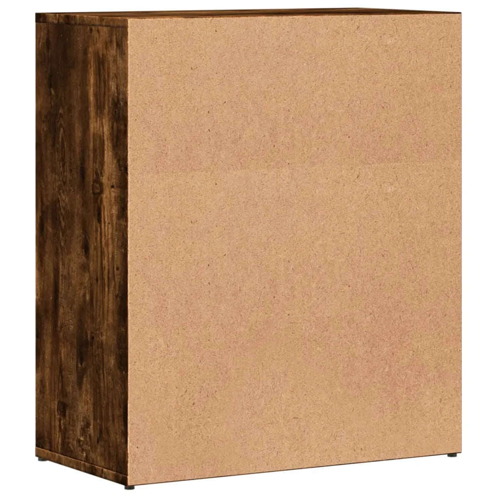 Credenze 2 pz Rovere Fumo 60x31x70 cm in Legno Multistrato 3276543