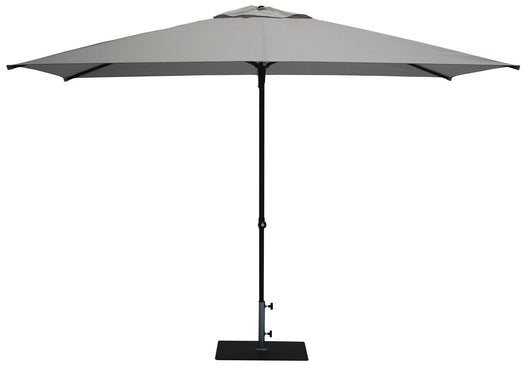 Ombrellone da Giardino 3x2 m Palo Ø38 mm in Alluminio Tessuto Olefin Trend Grigio