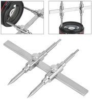 Lente per la Rimozione - Doppia Puntina - per Telescopio/Scoppiatore - Acciaio Inossidabile - Regolabile - 10-130 mm - Lente per la Rimozione