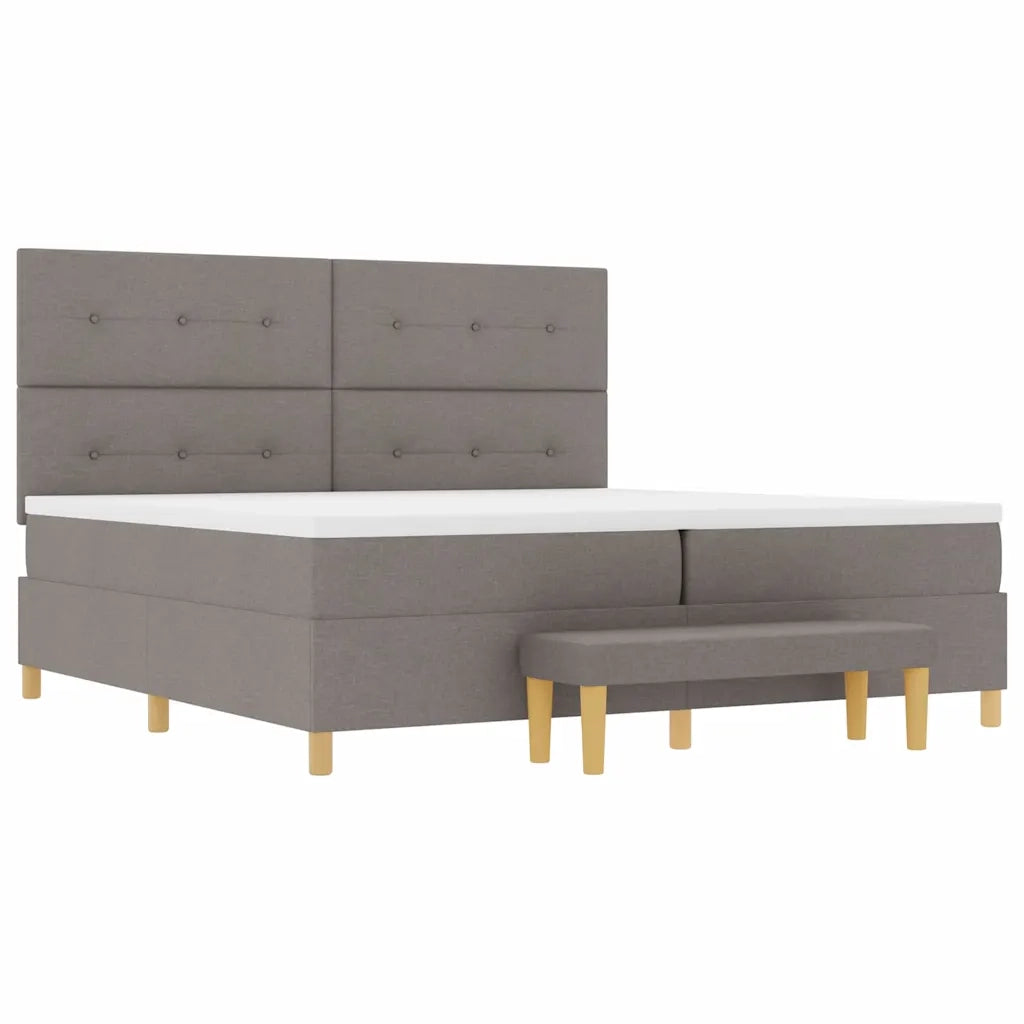 Letto a molle con materasso Talpa 200 x 200 cm Tessuto