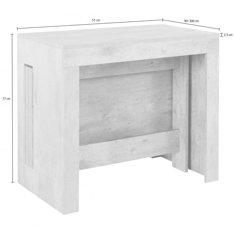 Console Estendibile Pratika – 52cm fino a 3 metri – Olmo