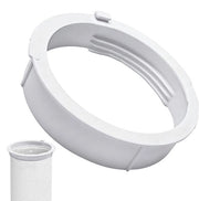 Adattatore di tubo per ventilazione 15 cm - Estensione per tubo di ventilazione - Connettore di tubo per ventilazione - Flessibile - Materiale ABS - Per applicazioni di raffreddamento - Adattatore di tubo per ventilatori