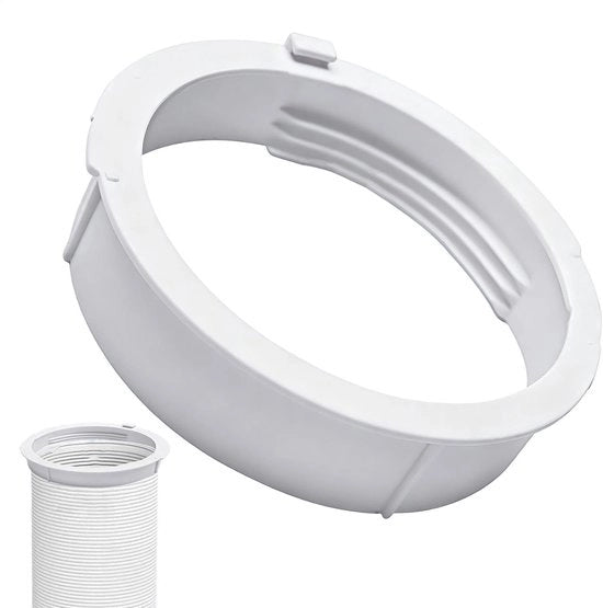 Adattatore di tubo per ventilazione 15 cm - Estensione per tubo di ventilazione - Connettore di tubo per ventilazione - Flessibile - Materiale ABS - Per applicazioni di raffreddamento - Adattatore di tubo per ventilatori