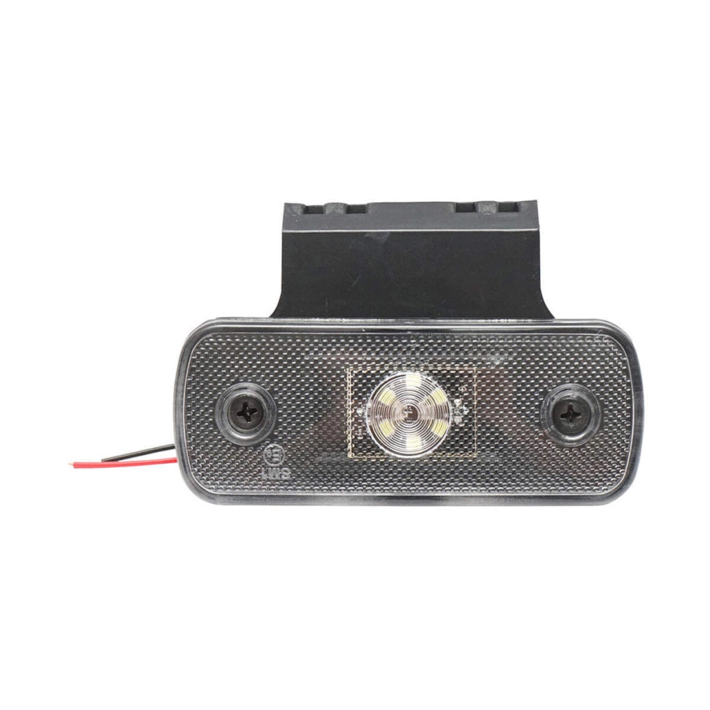 Lampada laterale con LED, 12-24V, bianca, Breckner Germany, modello FR0189W