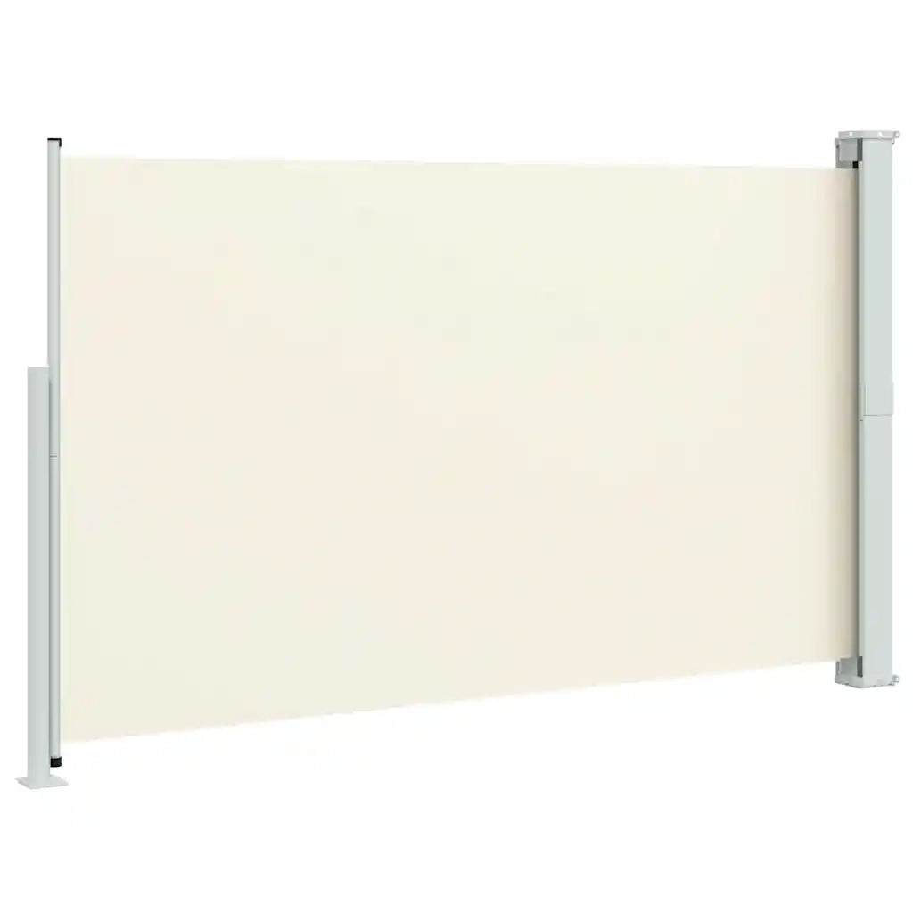 Tenda Laterale Retrattile per Patio 180x314 cm Crema 313400