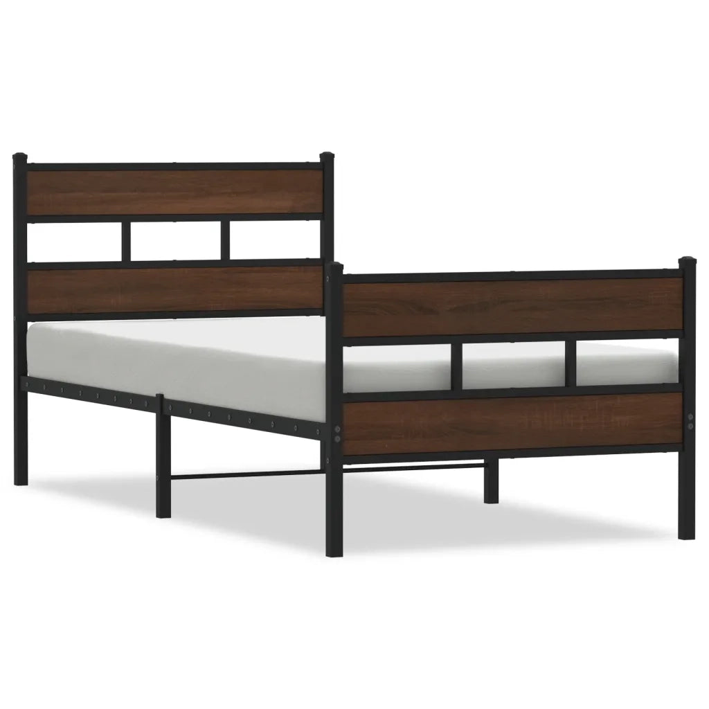 Giroletto senza Materasso con Testiera e Pediera 107x203 cm 4017165