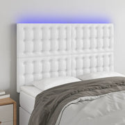 Testiera a LED-Testata con LED Bianco 144x5x118/128 cm in Similpelle 105792