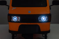 Macchina Elettrica per Bambini Licenza Piaggio Apecar 12V Arancione