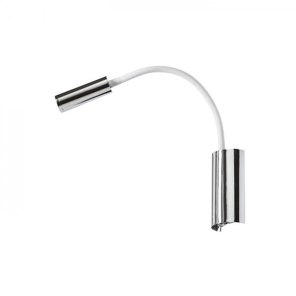 Faretto LED SHOW da parete bianco cromo 230V LED 3W  3000K