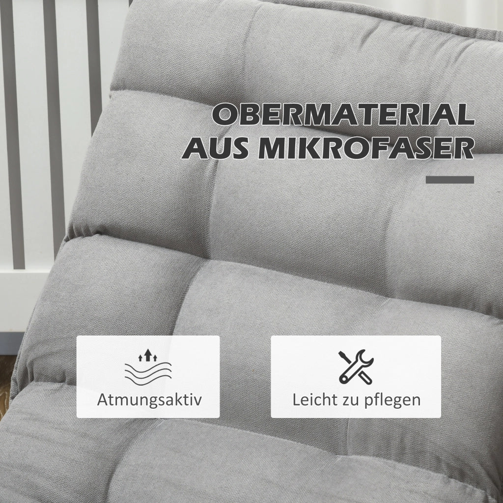 Poltrona Relax Girevole ¨C Minimal ¨C Grigio Chiaro 62x70x95