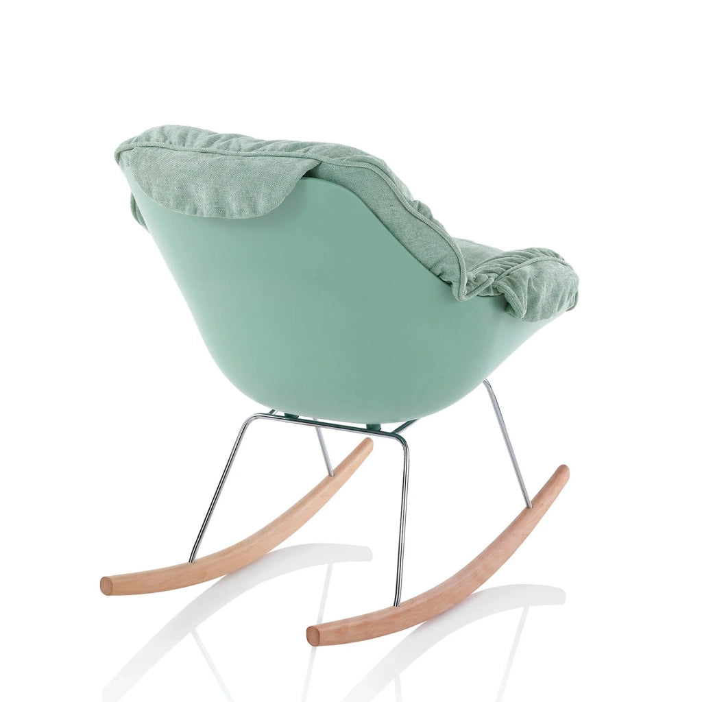 Poltrona con dondolo ZEN verde menta