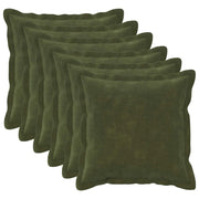 Cuscino con cuscino HOUTEN 6 pz Verde Fleece in microfibra 931968