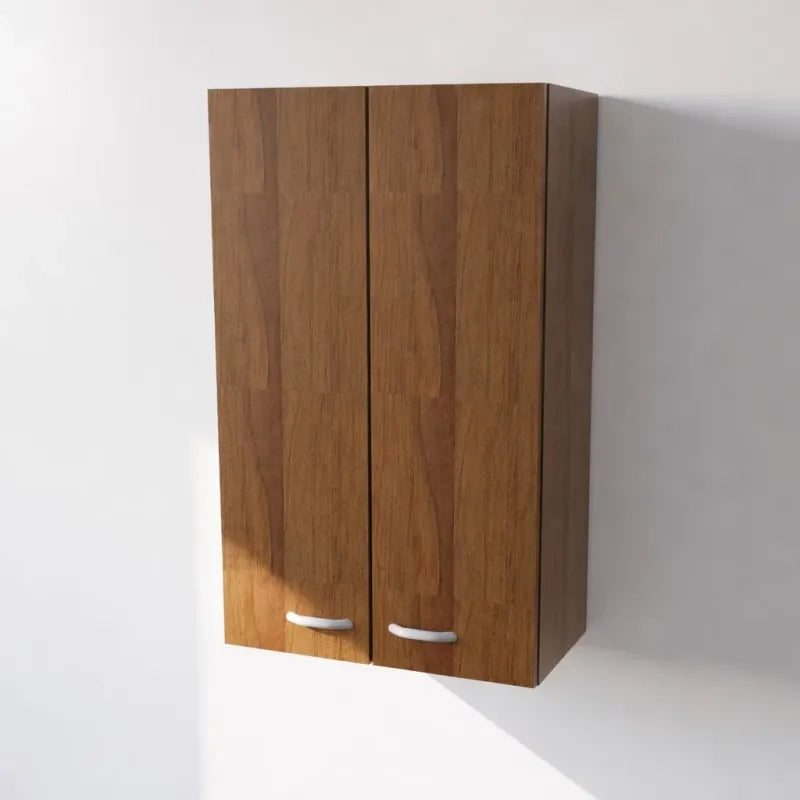 Pensile Cucina  in Legno Nobilitato Noce Mobile Alto con 2 Ante, Pensile Componibile Moderno Made in Italy (H90xL60XP33cm)