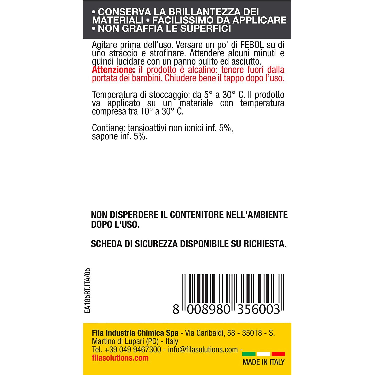 FEBOL LUCIDANTE ARGENTO RAME