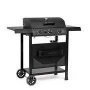 Barbecue a Gas Acciaio Nero da Esterno - LYMER