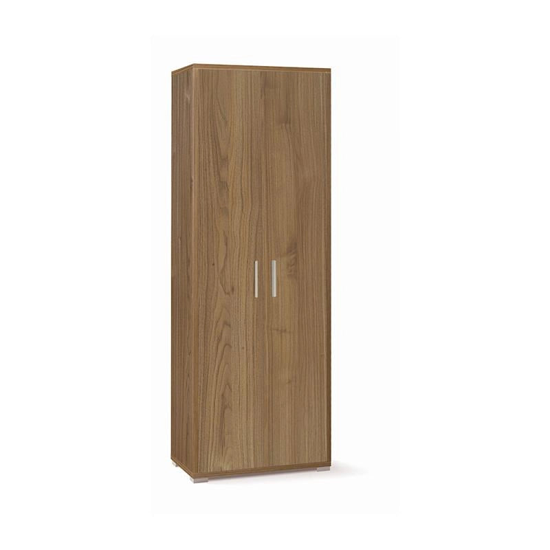 ARMADI DA ARREDO CON 2 ANTE DIMENSIONI 199X71X41 CM COLORE NOCE