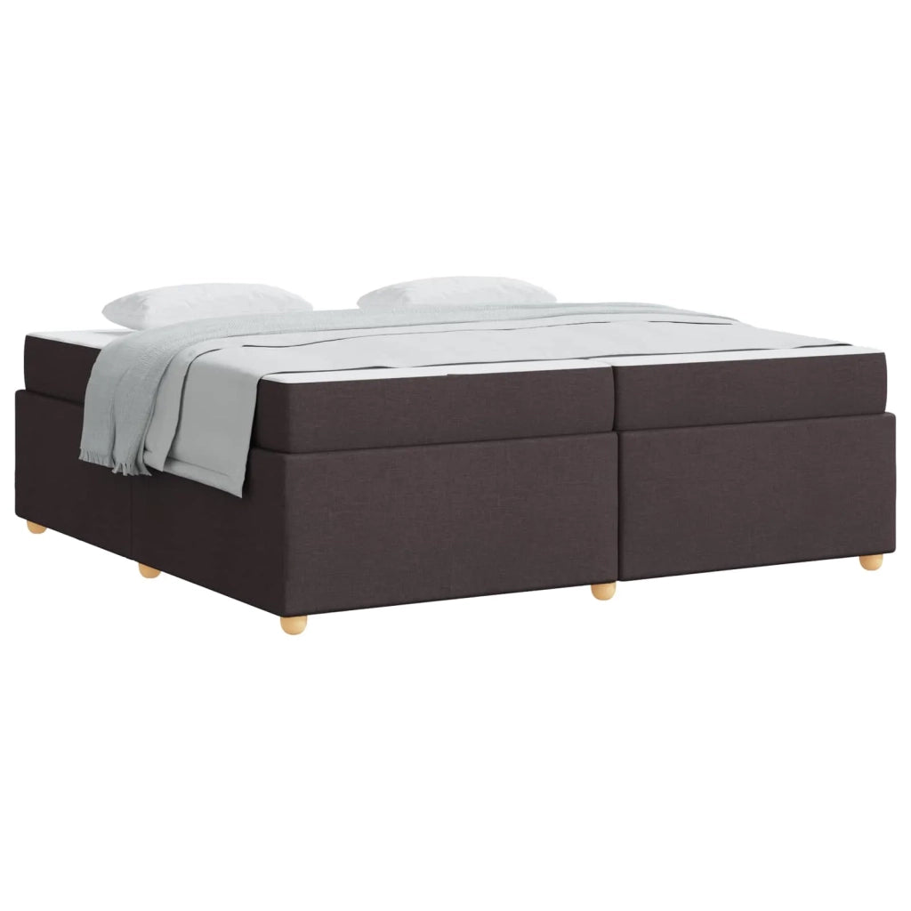 Struttura del letto Marrone Scuro 200 x 200 cm Tessuto 3399380