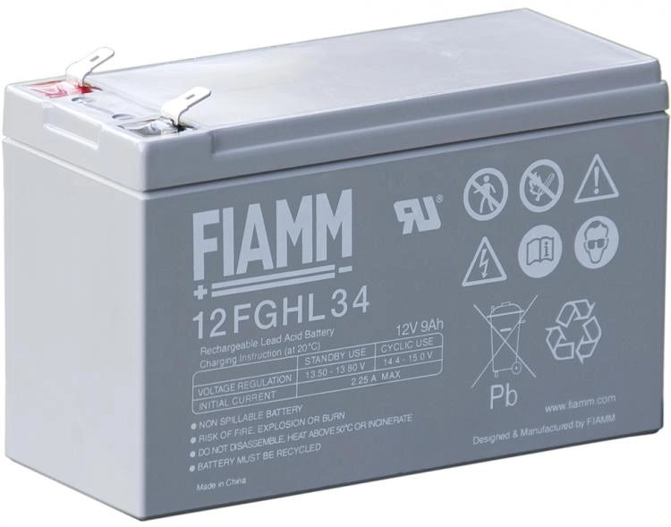 BATTERIA FIAMM 12FGHL34 (EX FGHL20902) Scarica Rapida 12V 8,4Ah