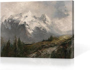 Arte da Parete Premium - Stampi di Paesaggio Vintage in Legno (40x60cm)