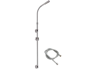 Saliscendi con doppia posizione di supporto doccia