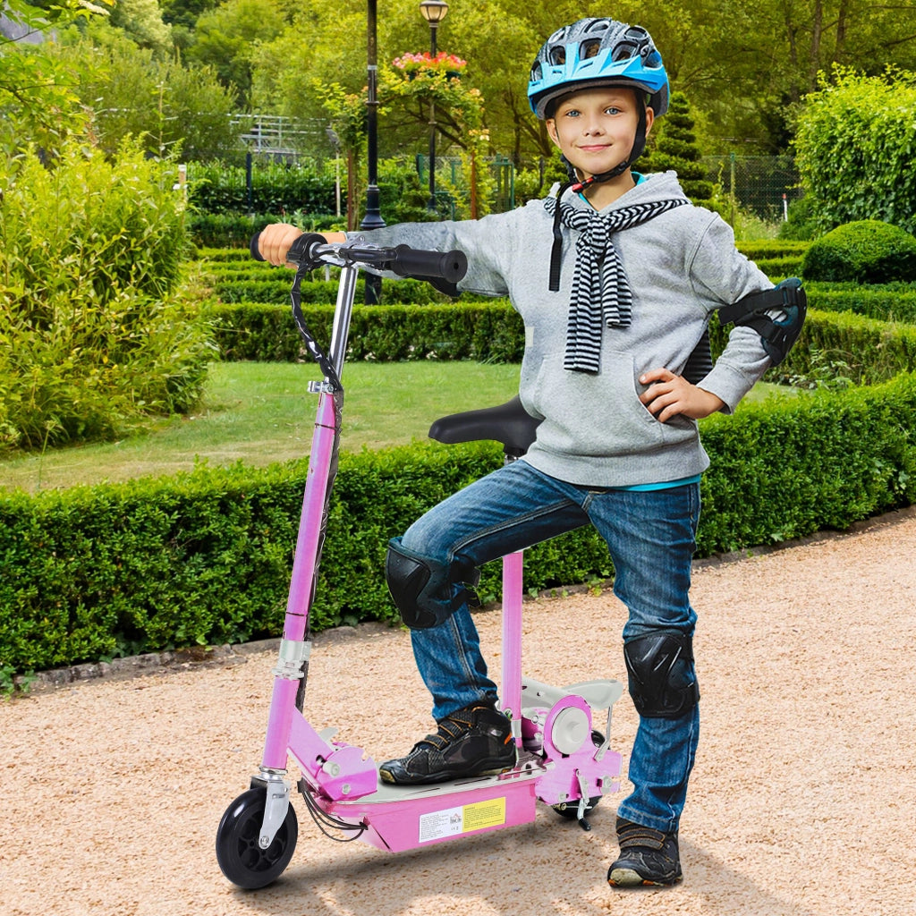 Trottinette elettrica pieghevole per bambini ¨C zephmum ¨C rosa