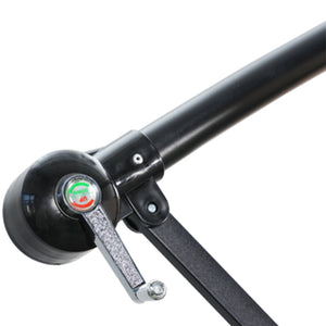 Ombrellone da Giardino Palo Laterale Copertura in Poliestere Cappuccino 3x3 Metri