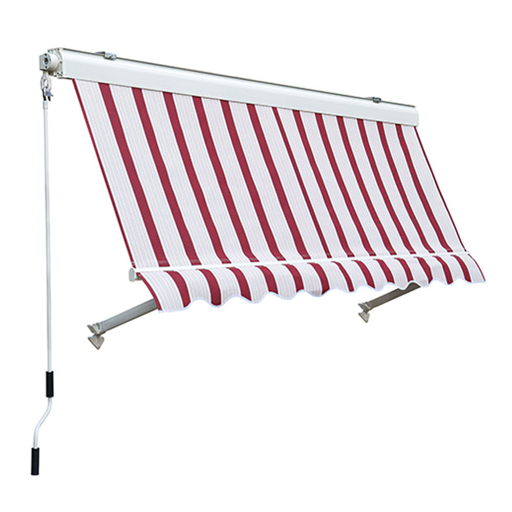 Tenda da Sole per Balcone a Caduta Cassonata Sangiorgio Colore: Verde, Formato: 2.50 x 2.50 m