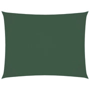 Parasole a vela | Telo Ombra | Vela da ombra Oxford Rettangolare 4x5 m Verde Scuro