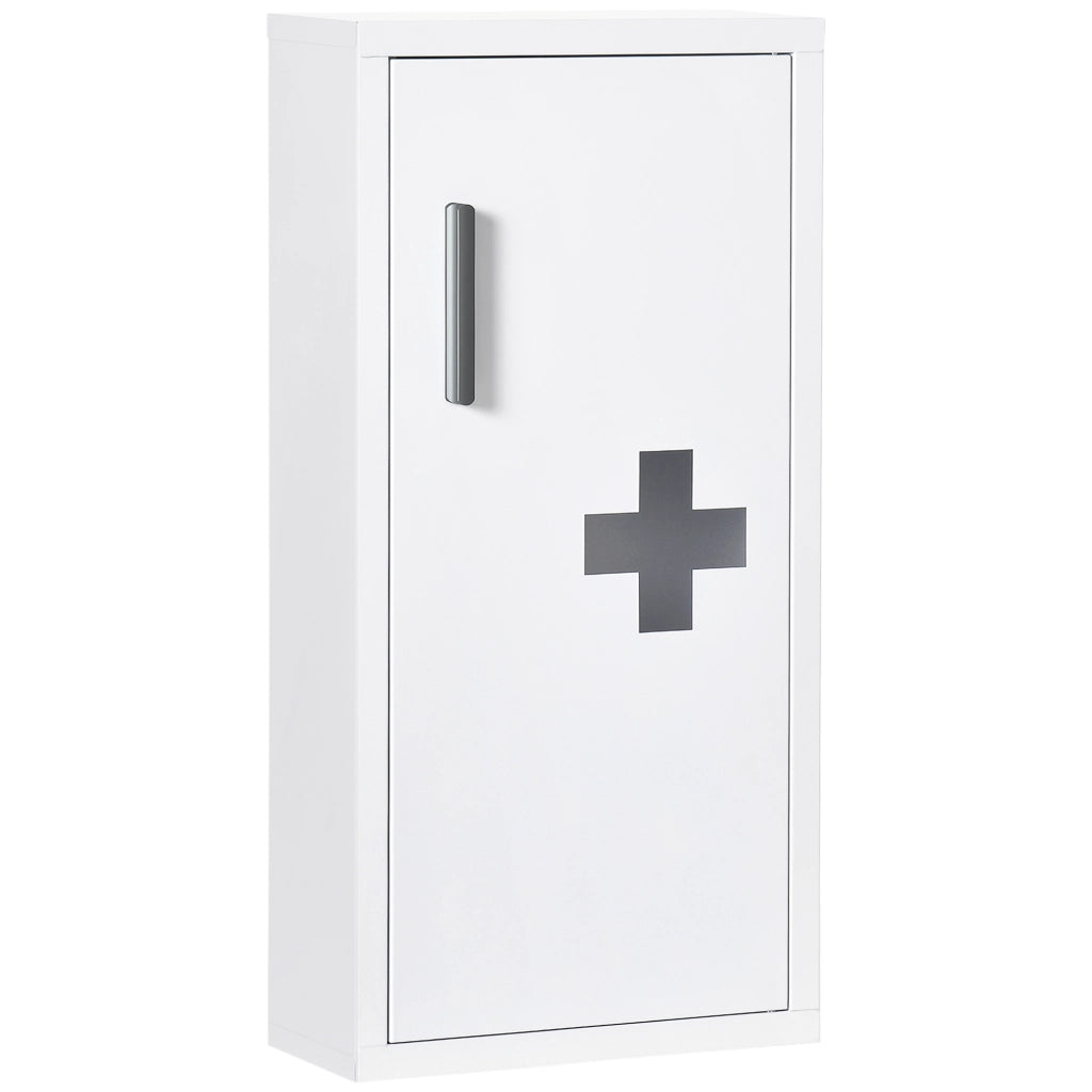 ARMADIETTO MEDICALE da parete 30x12x60 cm acciaio bianco