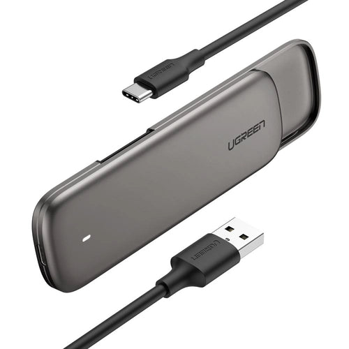Ugreen 60355 contenitore di unitÃ  di archiviazione Box esterno SSD Grigio, Metallico M.2