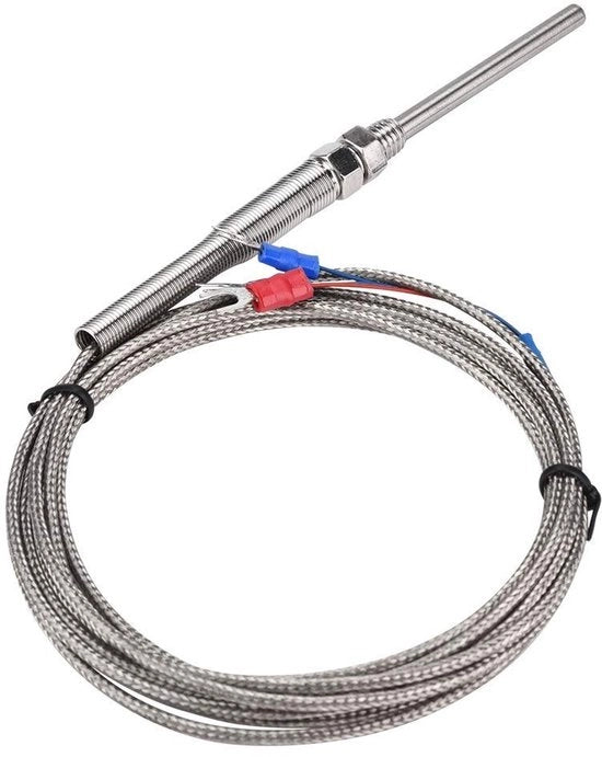 Sensore di Temperatura PT100 - Sensore di Temperatura Wifi - Alta Temperatura fino a 400°C - Alta Risposta - Resistente agli Shock - Alte Prestazioni di Connessione - Termocoppia