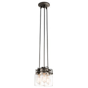 Lampada a sospensione Kichler Brinley bronzo 3xE27