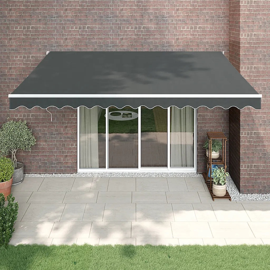 Tenda Sole Automatica Retrattile Antracite 4,5x3 m 3154489