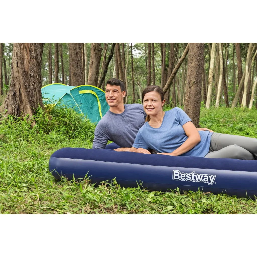 Bestway Materasso Gonfiabile Floccato 203 x 183 x 22 cm 67004 90749