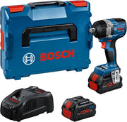 Bosch Professional 18V System Avvitatore a massa battente a batteria GDS 18V-750 C (incl. 2 batterie 5.0 Ah, caricabatteria GAL 18V-40, L-BOXX)