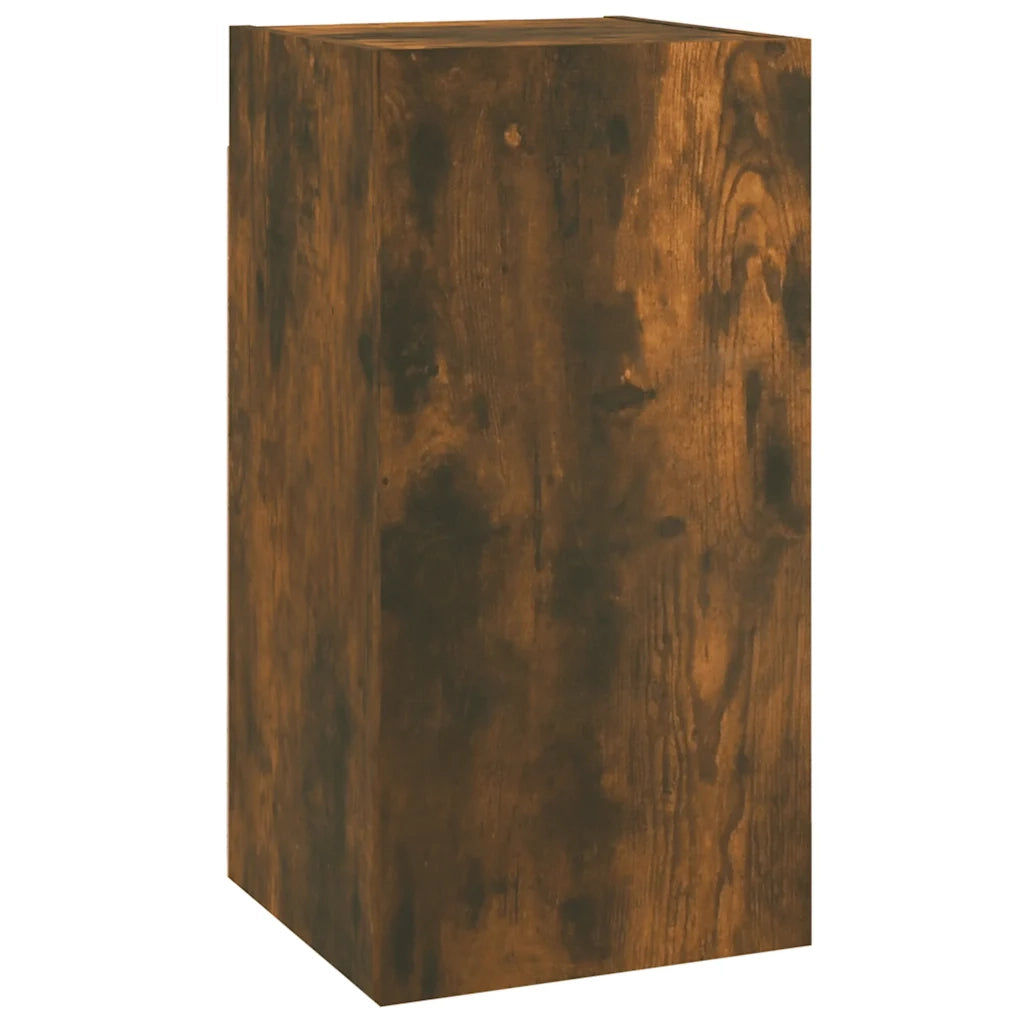 Mobile TV Rovere Fumo 30,5x30x60 cm in Legno Ingegnerizzato 815741