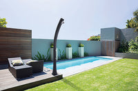 Doccia Solare da Giardino 25 L Miscelatore e Lavapiedi Rio Blu