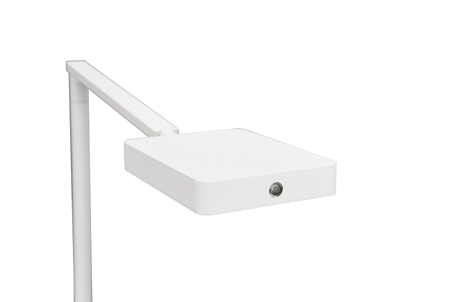 Lampada da Tavolo da Interno a LED in Metallo Bianco Opaco