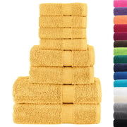 Set ASciugamani SOLUND 8 pz Oro 600 gsm 137542