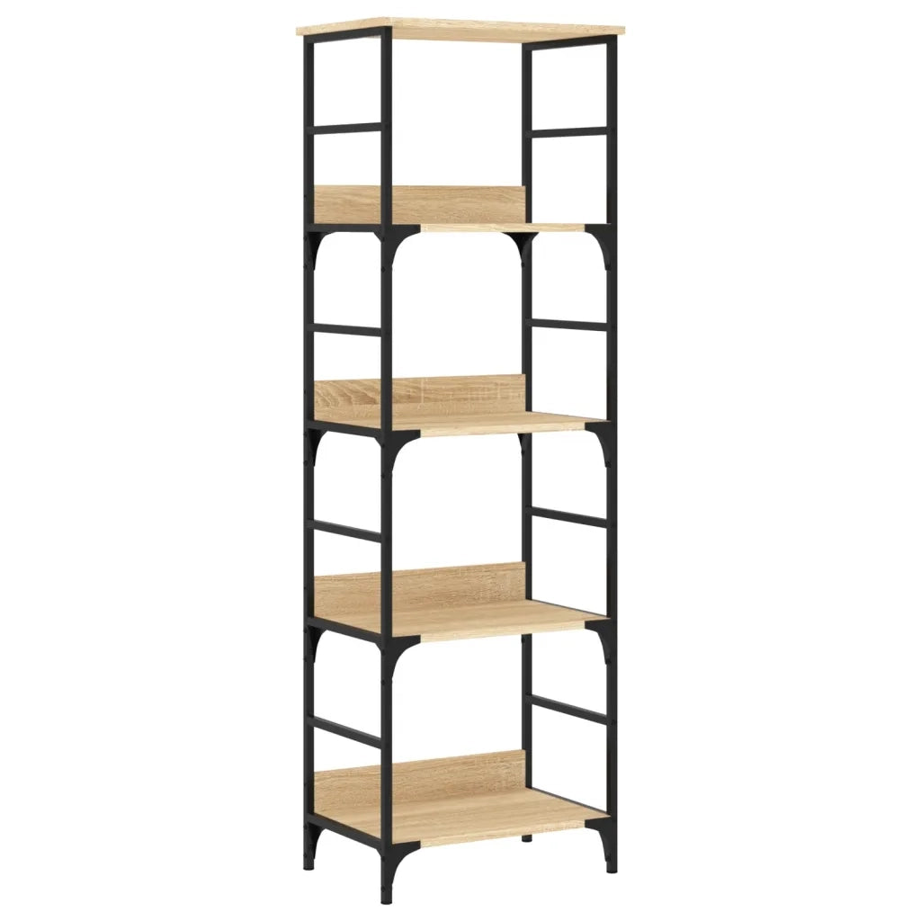 vidaXL Libreria Rovere Sonoma 50x33x153 cm in Legno Multistrato