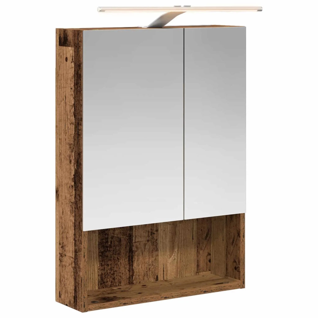 Mobiletto per specchio da bagno Legno vecchio 50 x 14,5 x 70 cm