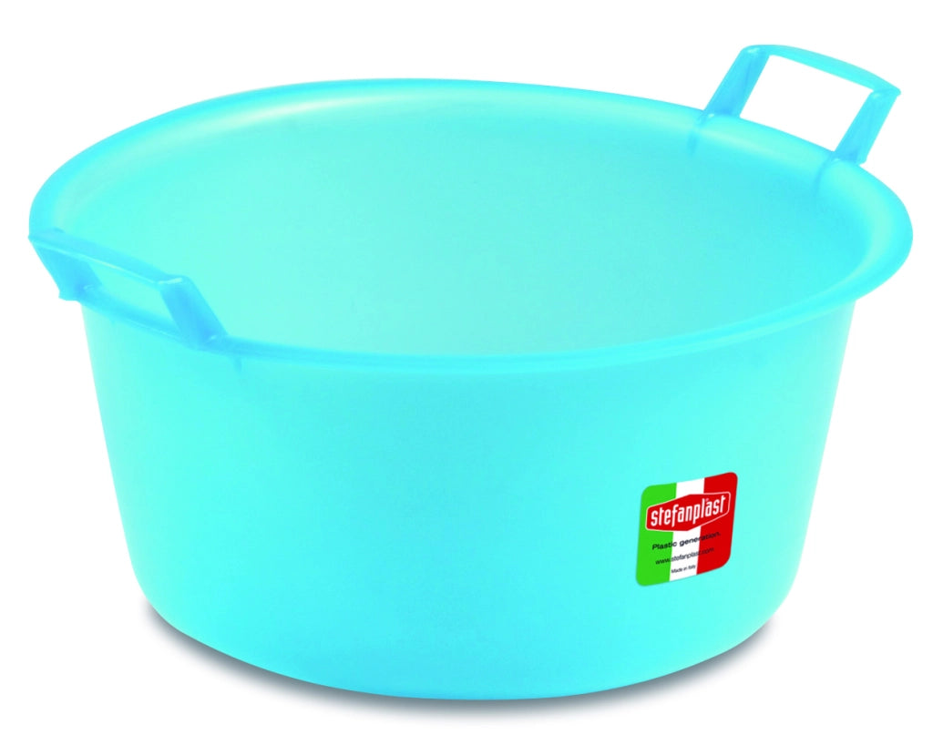 Stefanplast BACINELLA TONDA AZZURRA  lt. 10 - Ø cm. 35x15 h