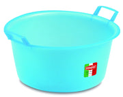 Stefanplast BACINELLA TONDA AZZURRA  lt. 10 - Ø cm. 35x15 h